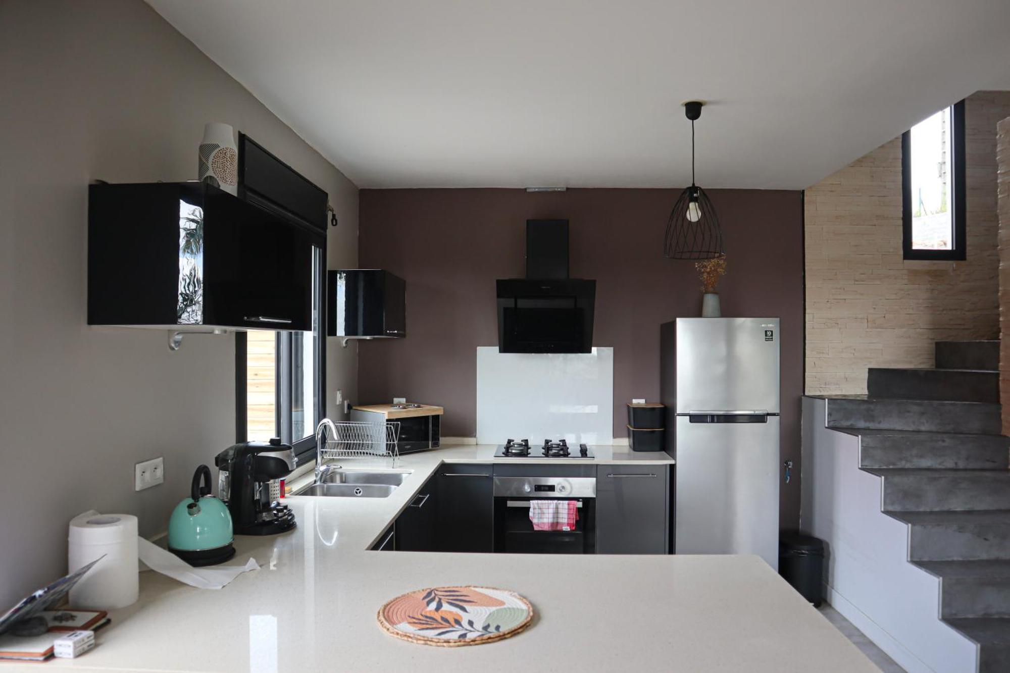 Belle Maison En Hauteur Vue Sur Mer, La Confiance Saint-Benoît Extérieur photo