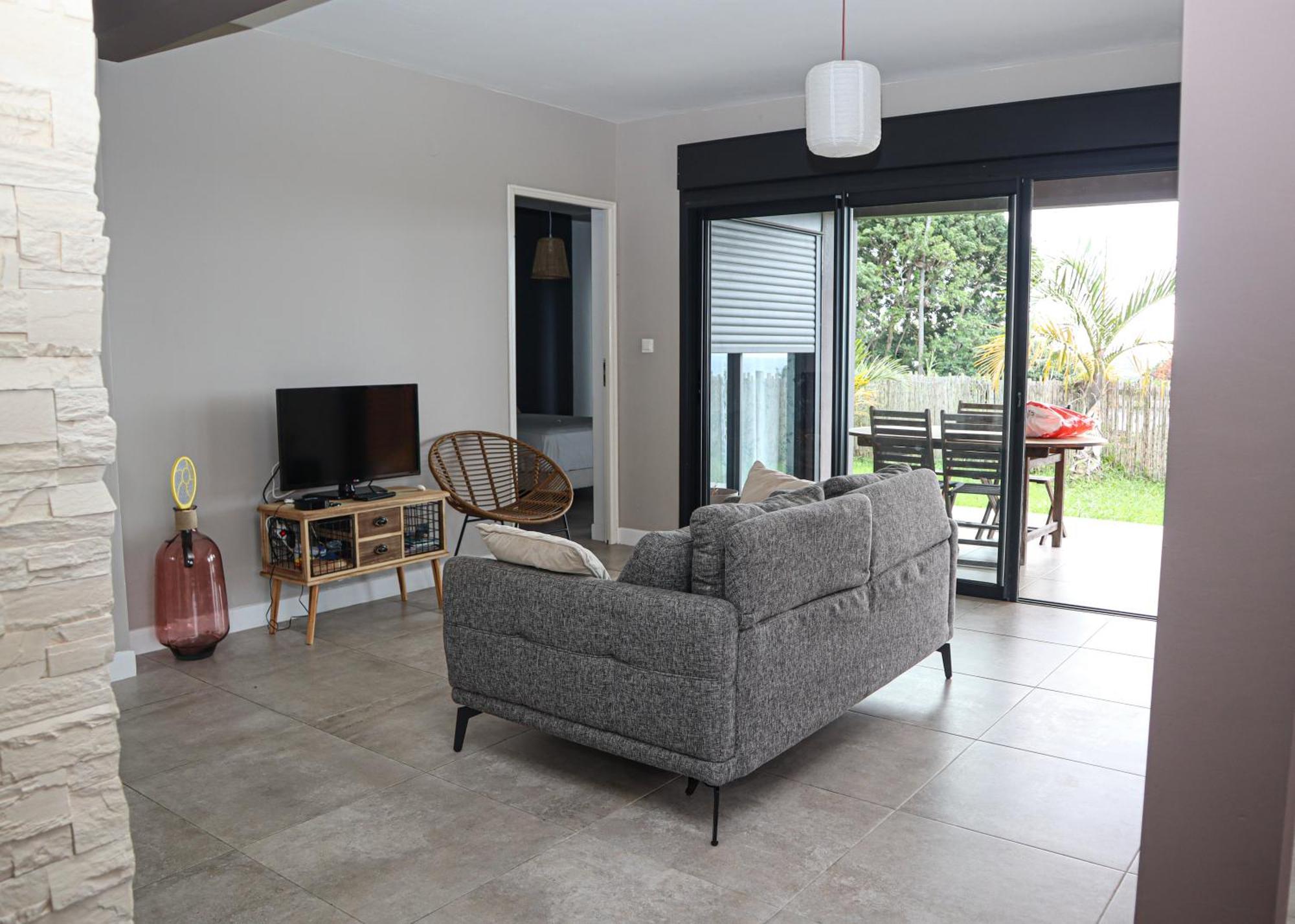 Belle Maison En Hauteur Vue Sur Mer, La Confiance Saint-Benoît Extérieur photo
